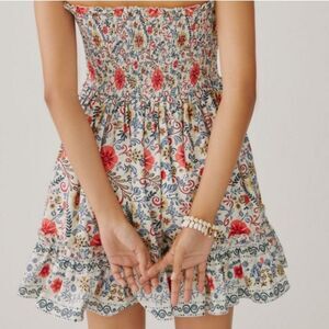 Forever That Girl Strapless Floral Mini Dress Size XS